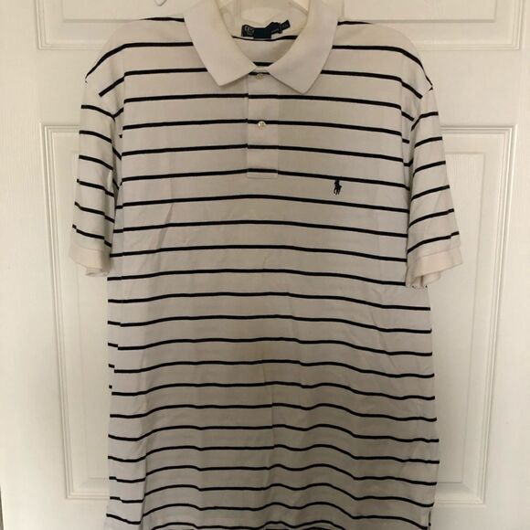 POLO by Ralph Lauren Men’s Striped Polo Shirt XL - Picture 1 of 5